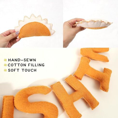 أنت My Sunshine Felt Garland - رسائل ثلاثية الأبعاد أنت My Sunshine ديكور الحائط، ديكور جدار الحضانة Boho، غرفة اللعب، فن جدار غرفة نوم الأطفال، هدية عيد ميلاد للأطفال in Saudi Arabia