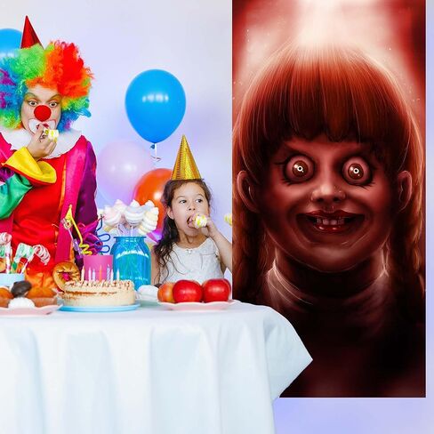 رعب الهالوين راية خلفية خدعة أو علاج القاتل المخيف المخيف ديكور موضوع الإرهاب لمحبي فيلم الرعب زينة حفلات الهالوين حفلة عيد ميلاد لوازم حفلات الصراخ صور كشك الدعائم in Kuwait