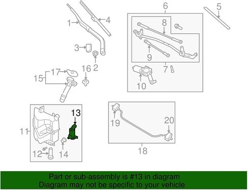 Wiper Washer Windshield Fluid Level Sensor, 28911‑1E400 Reliable Car Washer Fluid Level Sensor Durable Sturdy for 350Z 370Z Altima Armada in Saudi Arabia