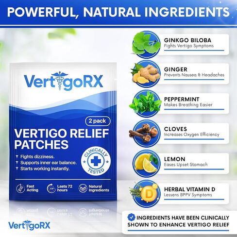 Vertigo Relief Products Bundle | Vertigo Treatment Supporting Dizziness Relief | Vertigo Relief Products for Inner Ear Balance | Cure Vertigo Naturally in Saudi Arabia