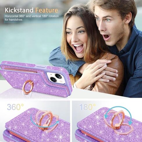 Fingic Compatible with iPhone 14/13 Case Belt Clip Holster Kickstand Slim in Kuwait
