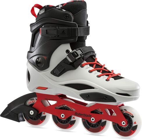 Rollerblade RB Pro X Unisex Adult Fitness Inline Skate, Grey/Warm Red, Urban Performance Inline Skates in Saudi Arabia