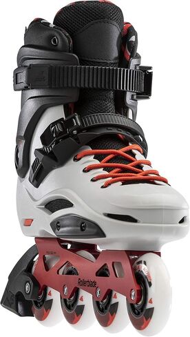 Rollerblade RB Pro X Unisex Adult Fitness Inline Skate, Grey/Warm Red, Urban Performance Inline Skates in Saudi Arabia