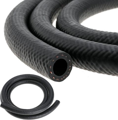 خرطوم خط الوقود 3/8 بوصة 10 قدم لزيت محرك الديزل الحيوي يعمل بالديزل والجازولين لمحركات أنظمة الوقود 10 أقدام 300 رطل لكل بوصة مربعة أسود in Kuwait