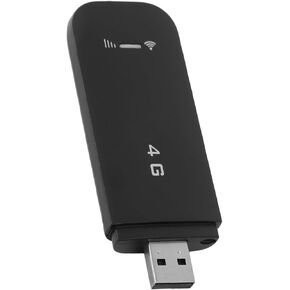 4G LTE USB Portable Router, Support 10 Devices, Stable, USB Port, Secure Encryption, with SIM Card Slot, USB Portable Hotspot for Cell Phones, Tablets, Laptops