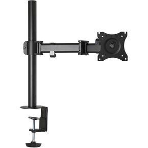 Gladiator Joe Heavy Duty Single/one Desktop Monitor Mount/arm VESA Compatible | Fully Adjustable articulating arm | Supports Heavy Monitors | 17to 32 inch | 18 lb