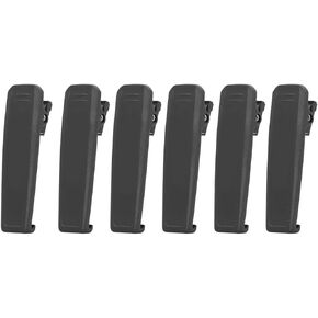6 Pack Belt Clip Replacement for icom IC F1000, IC F2000, IC V10MR, IC F1000D, IC F2000D, IC F2000T, IC V88, IC U88 Radios, Compatible with BP‑279 BP‑280 Batteries