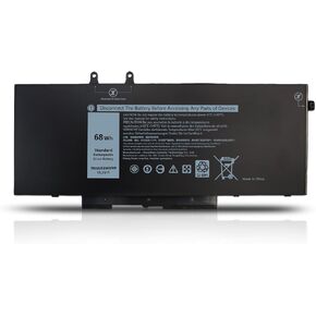 68Wh 3HWPP Laptop Battery Replacement for Dell Latitude 5401 5410 5411 5501 5510 5511 for Dell Precision 3541 3551 Series 03HWPP 10X1J N2NLL 1VY7F 3YNXM 451-BCMN 15.2V