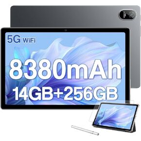 BlackView 2024 Tablet Table Tab 11 WiFi ، 10.36 بوصة 2K قرص مع القلم ، 14 جيجابايت+256 جيجابايت/TF 1TB ، 16 ميجا بتكول+16 ميجابكسل دال كاميرا 8380mah 5g WiFi أقراص ، مكبرات الصوت Daul ، رمادي ، رمادي in Kuwait