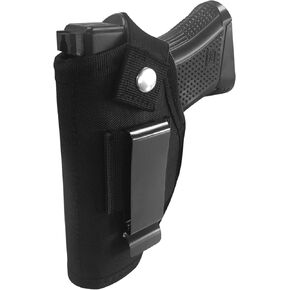 Gun Holster Concealed Carry for Men Women: Aomago 380 Holster for Pistols Fits Right Left, Universal 9mm Holsters Inside Outside Waistband for Glock 23, 26, 27, LCP, M & P Shield and Similar Handgun