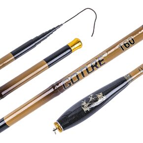 Goture Telescopic Mini Pocket Fishing Pole, Compact Ultra Lightweight High Strength Fishing Rod, River Dike Fishing Rods, Perfect for Starter, 4Ft, 5Ft, 6Ft, 7Ft, 8Ft, 9Ft, 11Ft, 14Ft