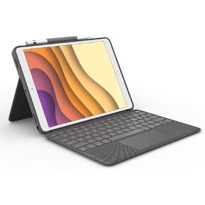 Logitech Combo Touch for iPad Air (3rd Generation) and iPad Pro 10.5-inch Keyboard case with trackpad, Wireless Keyboard, and Smart Connector Technology - Graphite