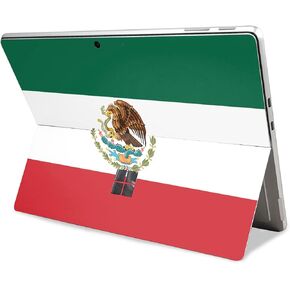 Tablet Skin Compatible with Microsoft Surface Pro 11 (2024) - Mexican Flag - Premium 3M Vinyl Protective Wrap Decal Cover - Easy to Apply | Crafted in The USA by MightySkins