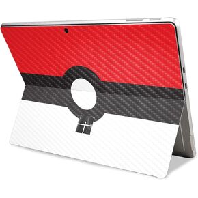 Carbon Fiber Tablet Skin Compatible with Microsoft Surface Pro 11 (2024) - Battle Ball - Premium 3M Vinyl Protective Wrap Decal Cover - Easy to Apply | Crafted in The USA by MightySkins