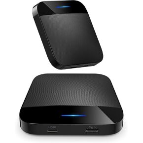 Wireless CarPlay/Android Auto Adapter Magic Ai Box, 8 Core, Google Store/Disney+/Hulu/YouTube/Netflix/, Built-in Navigation, Support SIM&TF Card, Only Support Car with OEM Wired CarPlay