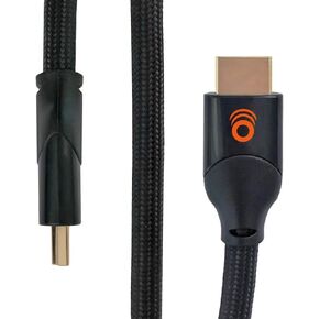 ECHOGEAR Long 15ft Braided HDMI 2.0 Cable - 4k & HDR Compatible - Gold Plated Connections Support 4k at 60fps Refresh Rate & 18gbps Bandwidth