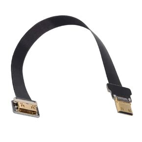 xiwai CYFPV Mini HDMI Male to Mini HDMI Female Extension FPC Flat Cable 1080P for FPV HDTV Multicopter Aerial Photography (0.2m)