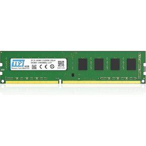 LIYI DDR3 RAM 4GB 1600MHz PC3-12800S CL11 Unbuffered Non-ECC 1.5V 2Rx8 Dual Rank Channel 240 Pin UDIMM PC Computer Desktop RAM Memory Modules Upgrade