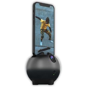 Auto Face Tracking Phone Holder, 360° Rotation Phone Camera Mount Smart Shooting Tripod Stand for Vlogging Streaming Video Calls, Gesture Control APP 2500mAh