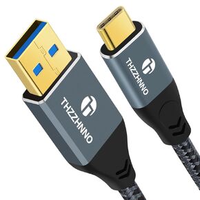 USB A to USB C Cable 3.3FT, 10Gbps USB 3.1/USB 3.2 Gen2 Data Transfer Cable, Charging USB Type C Cord for Samsung Galaxy/iPhone 15/MacBook Pro/iPad Pro