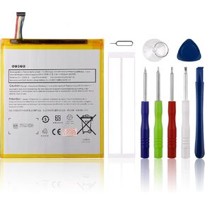 Replacement Battery HE342 Compatible with 26S1018 HD 8 6th Generation PR53DC with Tools