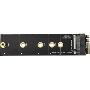 1 Piece Wireless for M.2 A/E for Key Slot to for M.2 for M for Key WiFi Bluetooth-Compatible Adapter for NVMe PCI for Express M.2 Nvme Ssd Adapter Card M2 Key A-E to M2 NVME Adapter