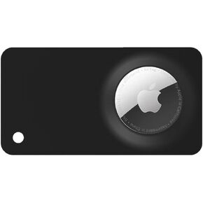Airtag Wallet Holder, Ultra Thin Wallet Card Case Insert for Apple AirTag, Hidden Airtag Card Holder, Airtag Card Holder for Wallet, Purse, Backpack, Handbags, Clutch Bag(Black)