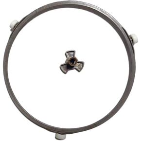 Replace Microwave Swivel, Microwave Tray Swivel Roller Support Ring, Diameter 7 inches, Suitable for 9.65 inches-10.6 inches Glass Dish, Wheel Height 14 mm