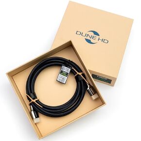 Dune HD Certified High Speed HDMI 2.1a Cable with 48Gbps | 10K, 8K / 60Hz, 4K / 120Hz | 4:4:4, eARC, CEC, HDCP 2.2/2.3, 3D, HDR 10+, Dolb Visio, VR, Gaming PC, OLED TV, Hi-Fi, RTX 40, 50 (6.5 feet)