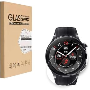 [2 Pack] Screen Protector Designed for OnePlus Watch 2, High Definition Watch Screen Protector, 9H Hardness, Anti-scratch, Touch Sensitive, Drop-protection