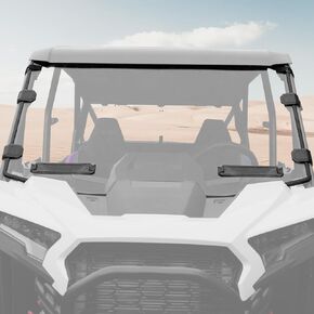 A & UTV PRO Front Vented Windshield for 2024 2025 Polaris RZR XP 1000 / XP 4 1000, Scratch Resistant Window with Adjustable Vents, Hard-Coated PC for 2024 RZR 1000 XP Accessories, UTV Windshield