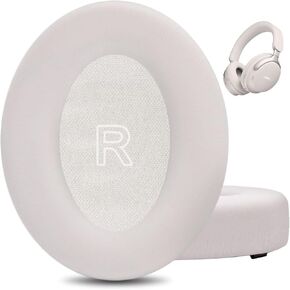Preminum Headphone Relacement Earpads for Bose QuietComfort Ultra, Bose QC Ultra Ear Pads Cushions Enhanced Memory Foam for Noise Cancelation Improved Comfort Protein Leather - White Smoke
