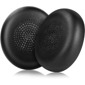 ELZO Replacement Earpads for Jabra Evolve2 65 (Evolve 2 65MS 65UC MS UC)/Evolve2 40 (40UC 40MS USB)/Elite 45h On-Ear Wireless Headset, Ear Pads with Softer Protein Leather, Noise Isolation