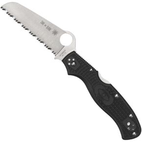 スパイダルコ(Spyderco) レスキュー ブラック 波刃 C14FSBK 全長:211mm