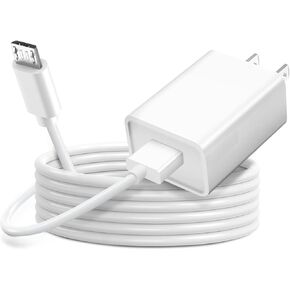 16ft Long Micro USB Cable Android Charger for PS4 Controller XBXO ONE Charging Cable Power Cord for Wyze Cam v4/v3/OG/v3 Pro/Pan,YI Cam,SimpliSafe,Blink Mini, Ring Indoor Camera 2nd Gen & More