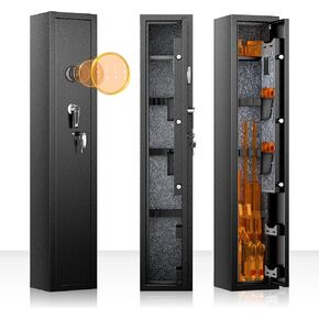 Bonusall 2 Gun Safe,Gun Locker for Rifles and Shotguns,Rifle Safes for Home,Quick Access Rifle Safe with Digital Keypad