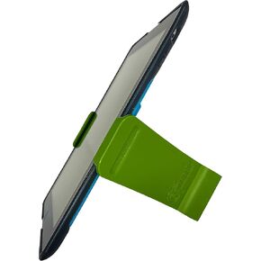 Tablet Stand - iPad Holder Stand for Desk Nightstand Table Kitchen - Compatible with iPads and Kindle - Tablet Stand Works with Tablets up to 14.6" on Width Side of Tablet (Green)