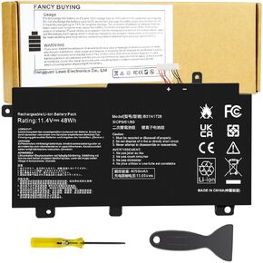 B31N1726 Laptop Battery for Asus FX80 FX80G FX80GD FX80GE FX80GM FX86 FX86FE FX86FM TUF FX504 FX504GE FX504GM FX505 FX505DT FX505DY FX505GE FX505GD FX505GM FA506IU A17 FA706II B31BNEH B31BN91 A41LK9H