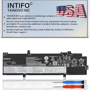 52.5Wh L21M4P71 Laptop Battery Compatible with Lenovo ThinkPad T14 Gen 3 Gen 4 ThinkPad P14s Gen 3 Gen 4 Series L21M4P72 L21C4P71 L21D4P71 L21L4P71 SB10W51965 5B10W51864 [15.48V 3392mAh 4-Cell]