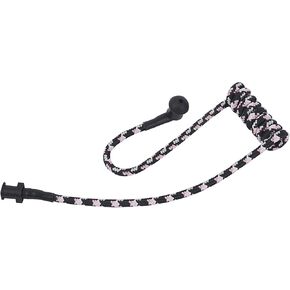 Pink Paracord Acoustic Tube Braided Knitted Woven Fabric Nylon Thread Fiber Air Coil Tube Replacement for Walkie Talkie Radio Earpiece(Wired)