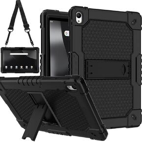 for Walmart Onn 12.1 inch Tablet Pro 2024 Model Case/Onn 12.1 inch Tablet Pro Model 100146663 Hybird Case Kids Friendly with Stand for Onn 12.1" Tablet Pro 2024 Released (Black)