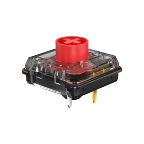 Low Profile Mechanical Keyboard Switches Choc V2 Low Profile Keystem DIY MX Switch Tactile Click Linear(30pcs, Red)