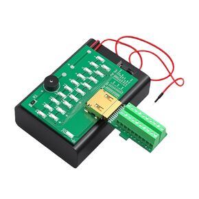 HDMI Cable Tester Board, HDMI Repair Kit 19+1 Pins, Extendable to 20 Meters Line Tester DIY Repair for Measuring Wire Sequence and Wire Goodness
