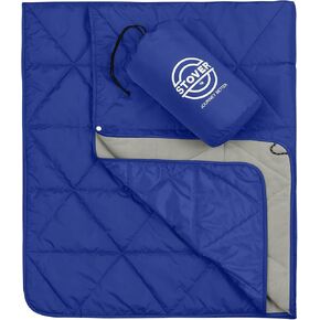 STOVER Outdoor Waterproof Fleece Travel Blanket for Camping, Picnics, Stadiums, Sports, The Beach– Warm, Windproof, Compact, Lightweight & Sand-Resistant, 79"x55" (Olive Green)