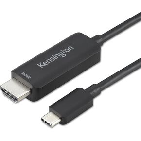 Kensington Premium USB C to HDMI Cable 6ft, 8K@60Hz or 4K@120Hz, (M/M) Unidirectional 8K Cable, for Thunderbolt 3/4 and USB-C Laptops & Tablets (K38343WW)