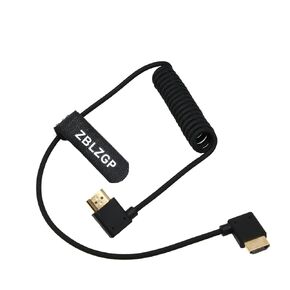 HDMI 2.1 8K 60Hz Cable 48Gbps High Speed Ethernet Cable UHD HDTV Cable Ultra for RTX Video Cable PC Laptop Projector HD TV PS5 Right Angle Braided Cable