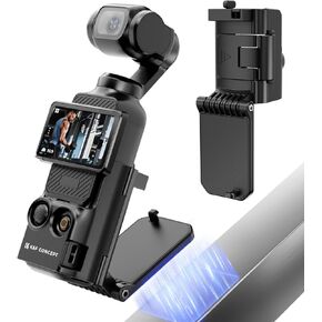 K&F Concept Magnetic Mount Compatible with DJI Osmo Pocket 3, Desktop Support Base Bracket Stand Expansion Adapter, Pocket 3 Multi-Function Magnet Suction Expand Frame Accessories