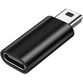 Mini USB to USB C Adapter Type C Female to Mini USB Male Converter Charging Adapter 480Mbps for Laptop Phone Notebook Portable Type C to Mini USB Adapter