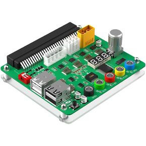 Mustpoint Power Supply Breakout Board with Adjustable Voltage Knob and 3.3V/5V/12V/USB 2.0/QC 2.0/3.0/12V for HP/Delta/FUJITSU/LITEON
