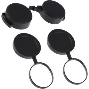 Milisten Monocular Lens Cap Binocular s Objective Cap 3PCS Objective Cover Rubber Eyepiece Protector for Monocular Binoculars Cap Binoculares para Niños Lens Covers Objective